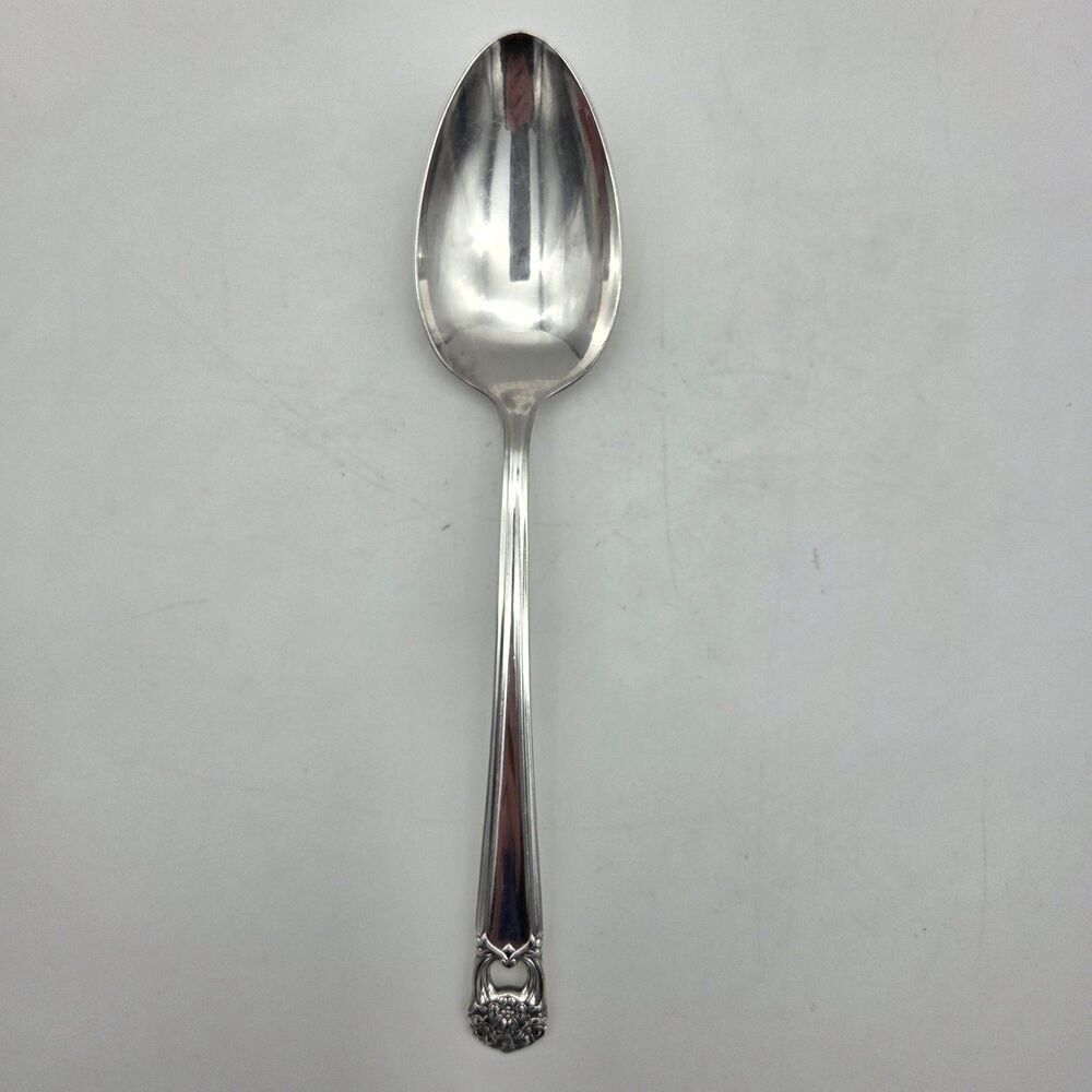 1847 Rogers Bros ETERNALLY YOURS Serving Spoon 8 3/8" Tablespoon Replacement IS